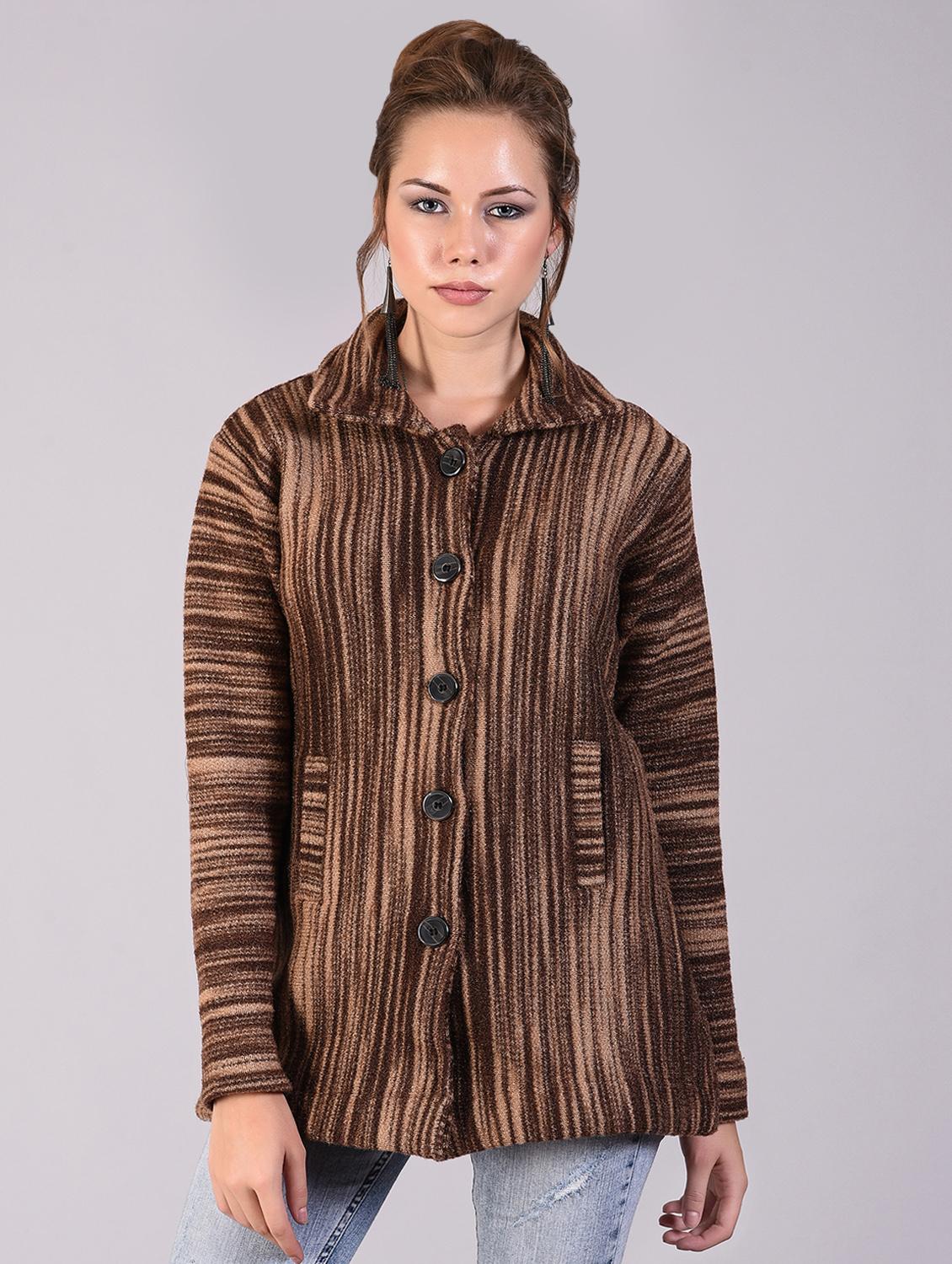pocket detail wool cardigan - 16556864 - Zoom Image - 1