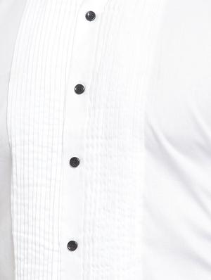 white self design formal shirt - 16556939 - Standard Image - 5
