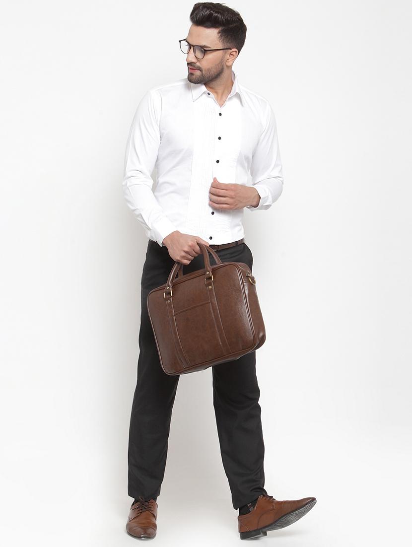 white self design formal shirt - 16556939 - Zoom Image - 4