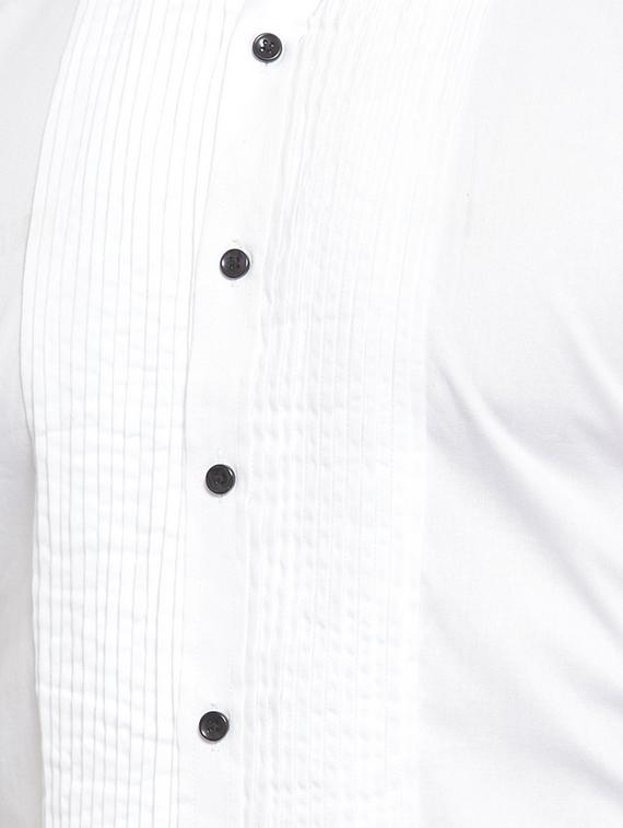 white self design formal shirt - 16556939 - Zoom Image - 5