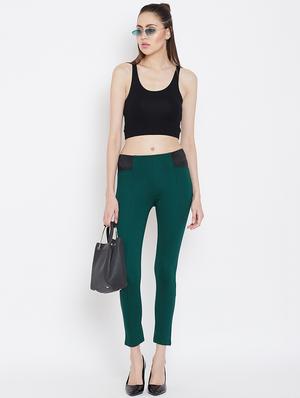 high rise color block jeggings - 16557496 - Standard Image - 4