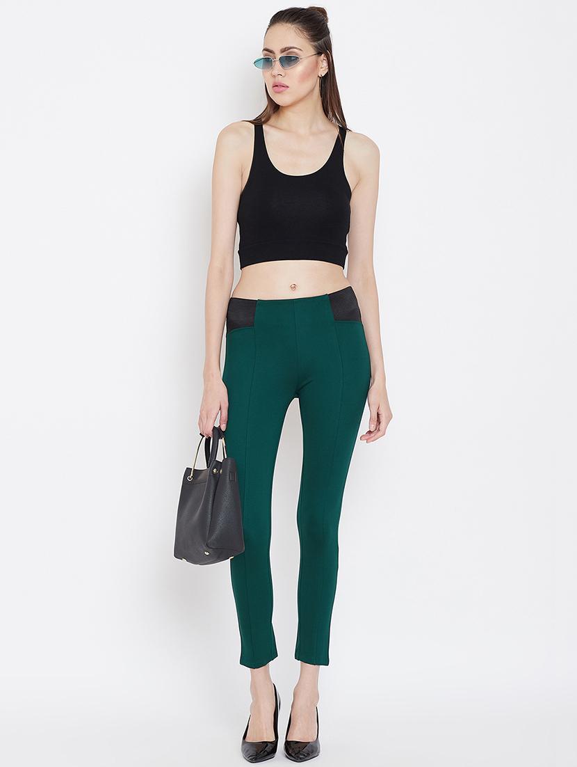 high rise color block jeggings - 16557496 - Zoom Image - 4