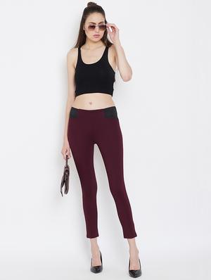 high rise solid jeggings - 16557500 - Standard Image - 4