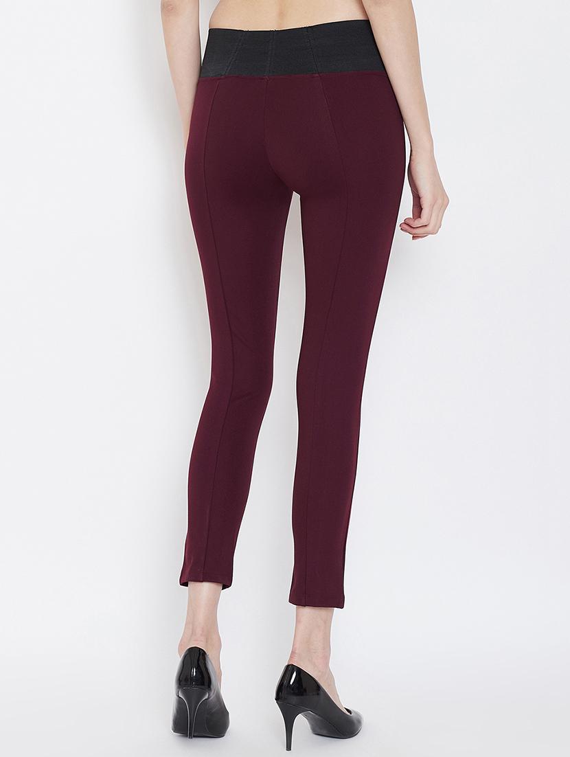 high rise solid jeggings - 16557500 - Zoom Image - 3