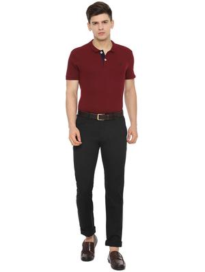 black solid chinos - 16557584 - Standard Image - 3