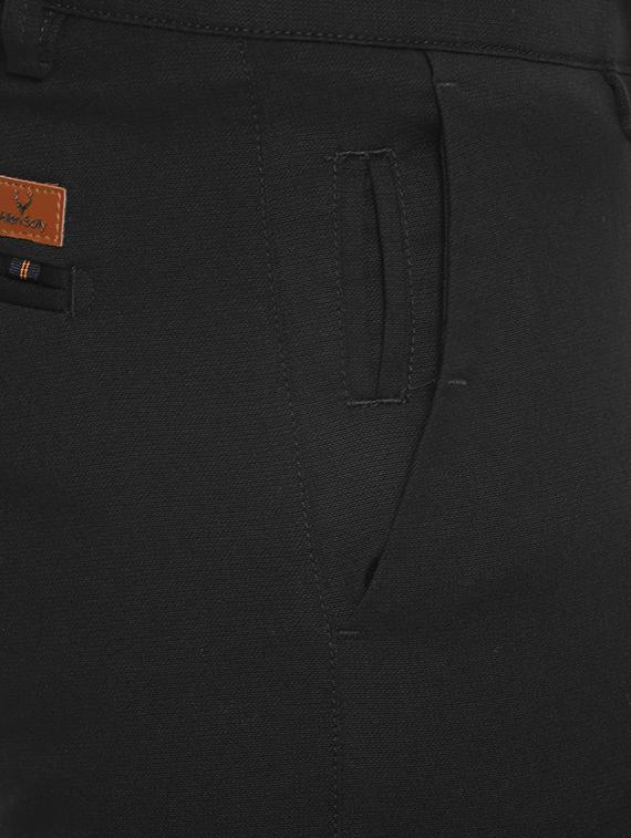 black solid chinos - 16557584 - Zoom Image - 4
