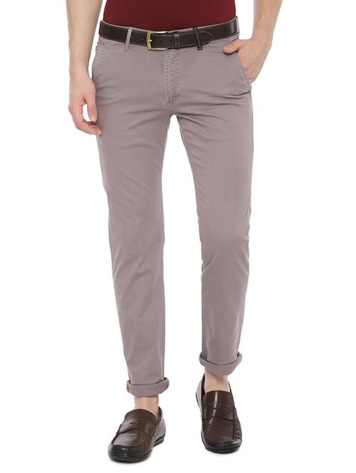 grey solid chinos - 16557586 - Standard Image - 1