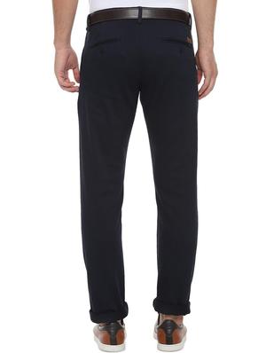 navy blue textured chinos - 16557607 - Standard Image - 2