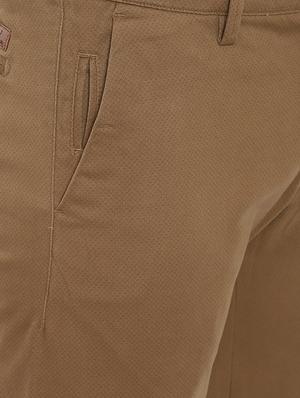 beige textured chinos - 16557610 - Standard Image - 4