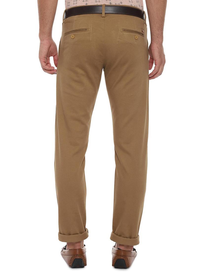 beige textured chinos - 16557610 - Zoom Image - 2