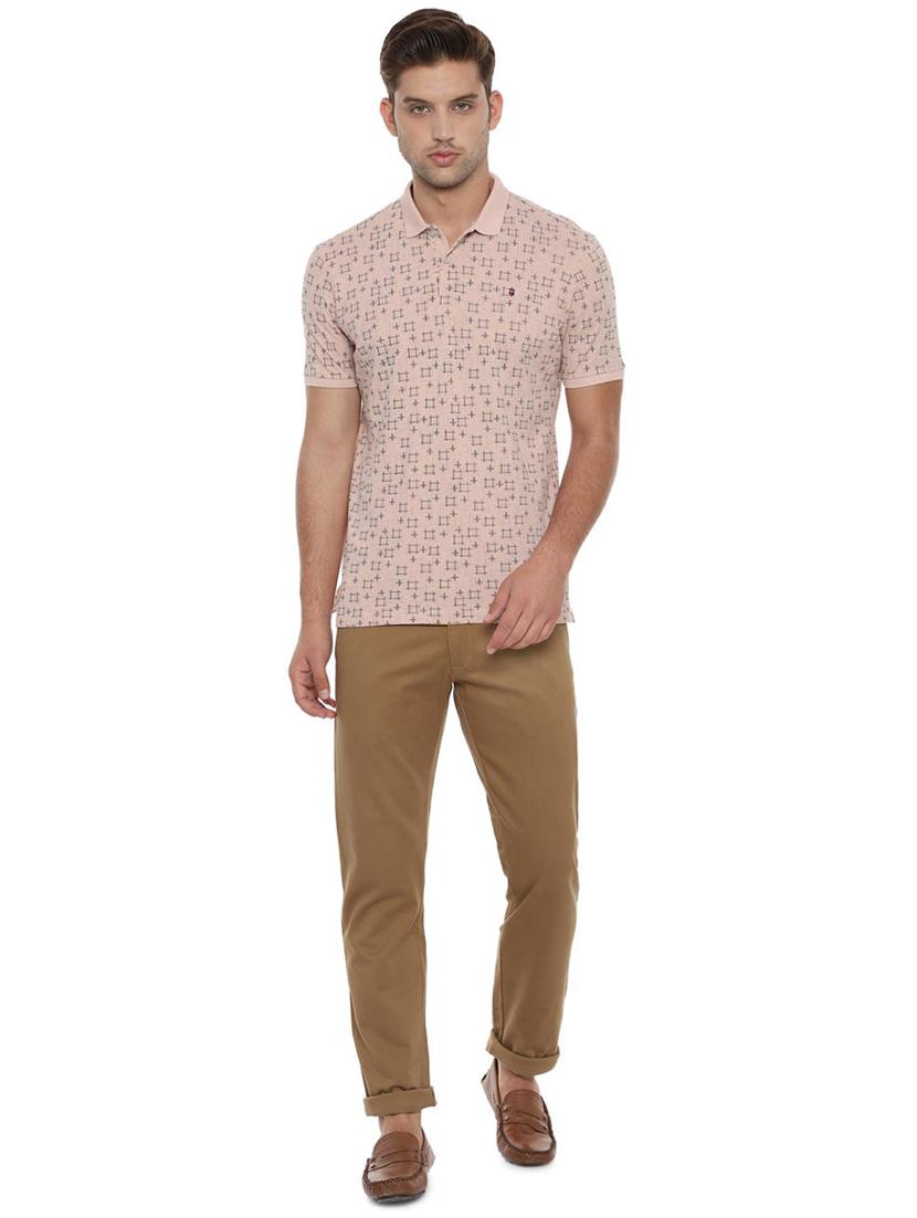 beige textured chinos - 16557610 - Zoom Image - 3