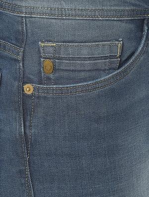 blue light washed denim jeans - 16557693 - Standard Image - 4