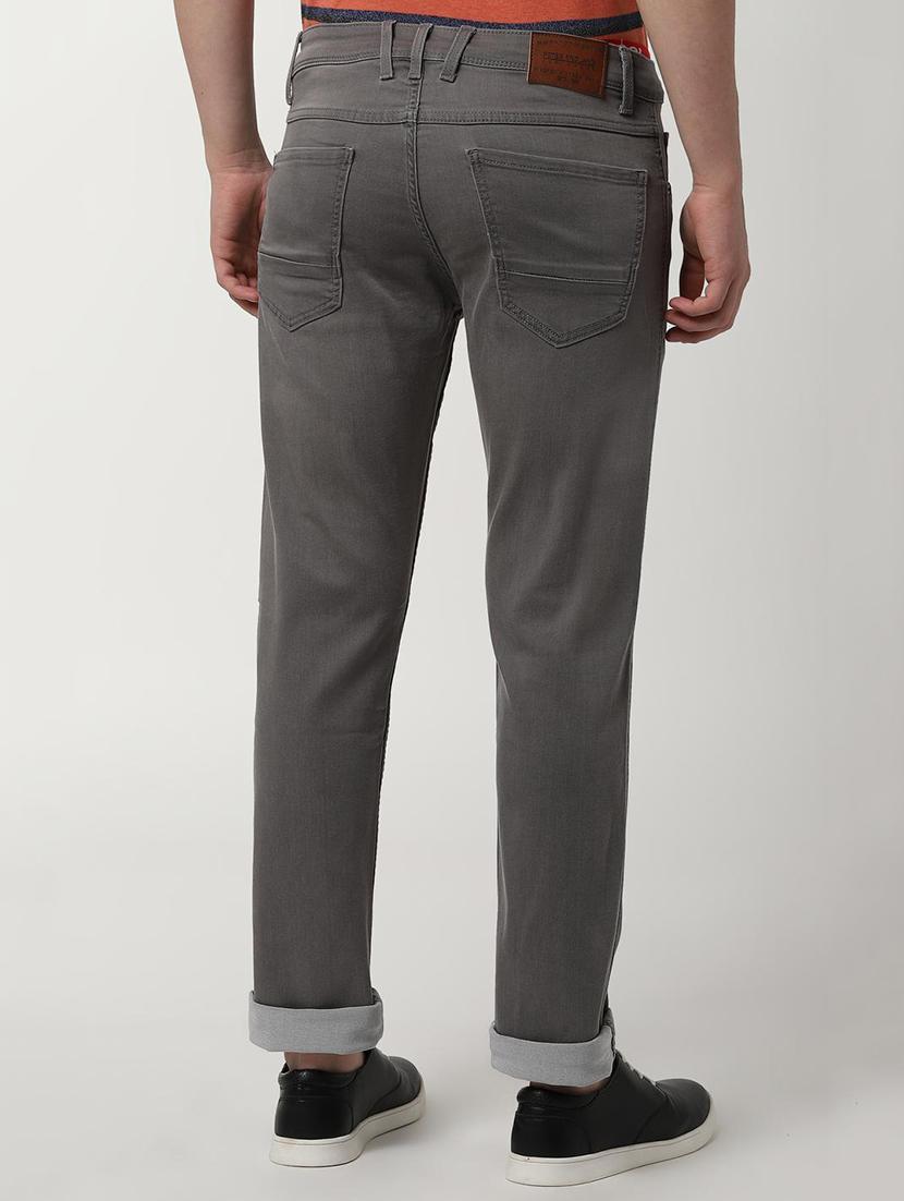 grey plain denim jeans - 16557708 - Zoom Image - 3