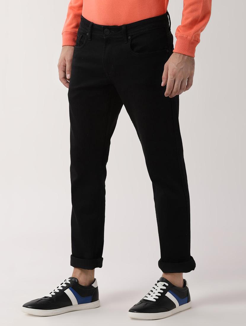 black plain denim jeans - 16557747 - Zoom Image - 2