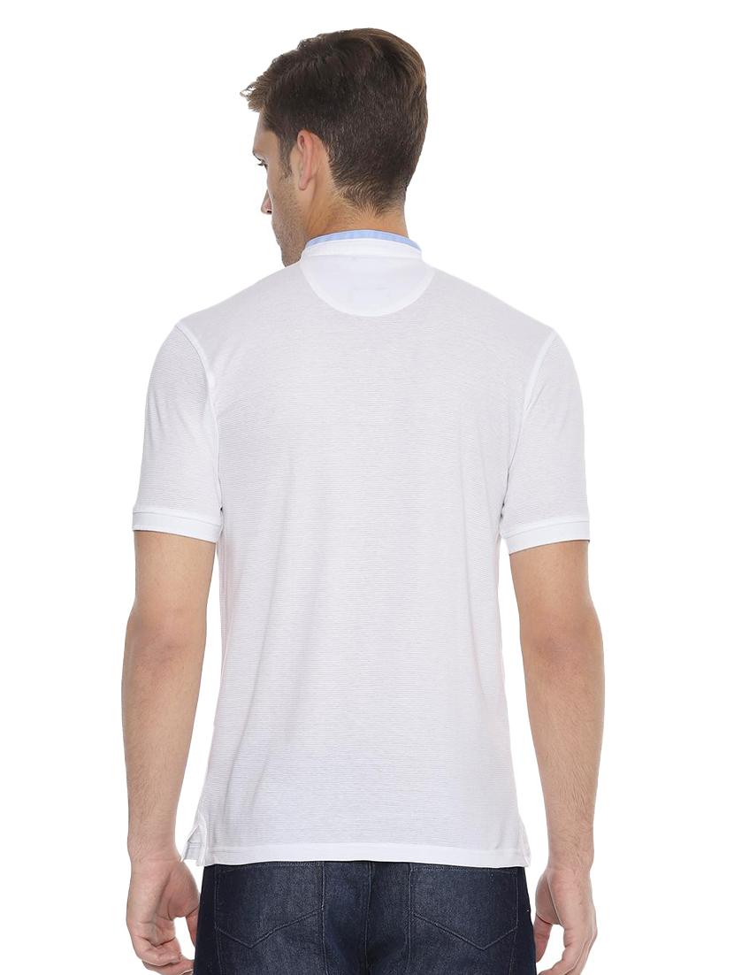 white self design pocket t-shirt - 16558049 - Zoom Image - 2