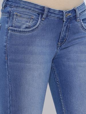 high rise stone washed jeans - 16558562 - Standard Image - 5