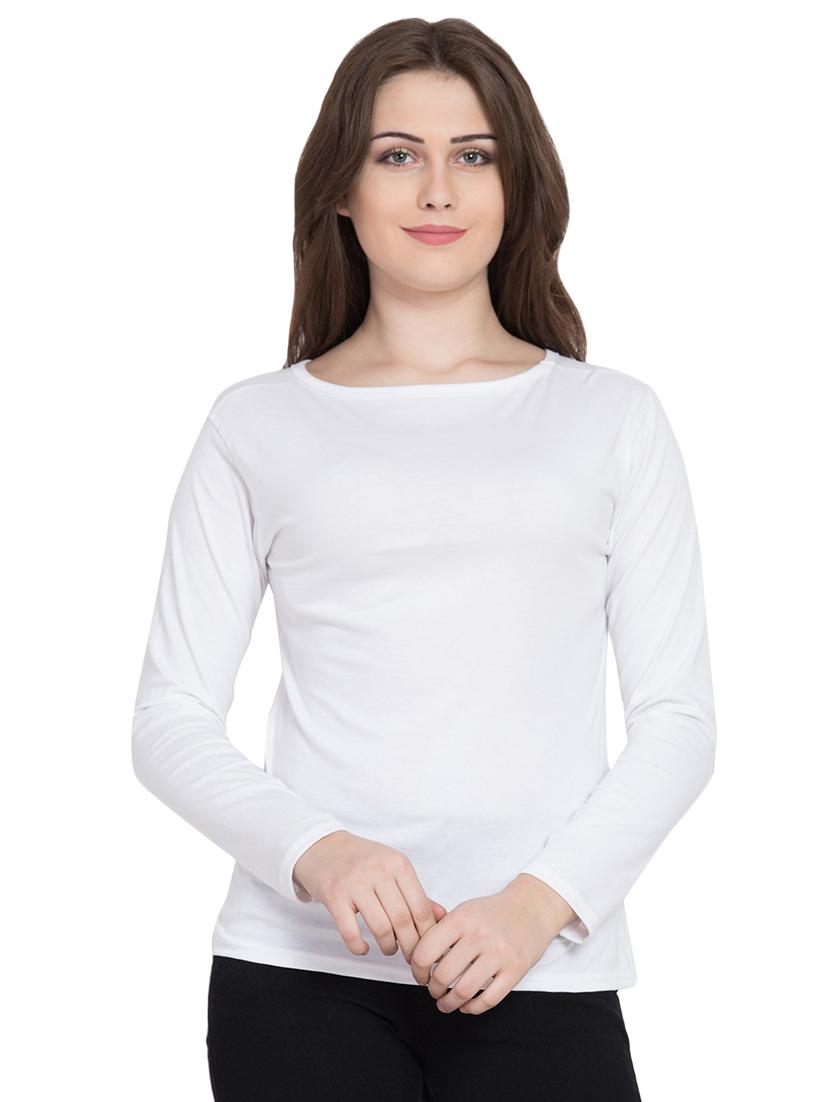 boat neck long sleeved tee - 16558680 - Zoom Image - 1
