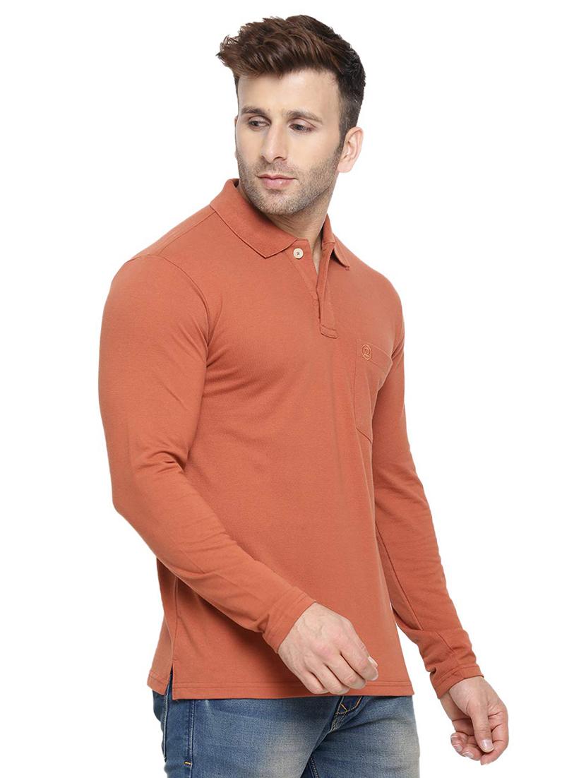 orange solid t-shirt - 16559102 - Zoom Image - 2