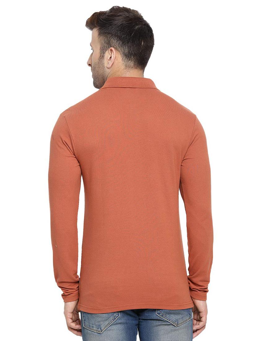 orange solid t-shirt - 16559102 - Zoom Image - 3