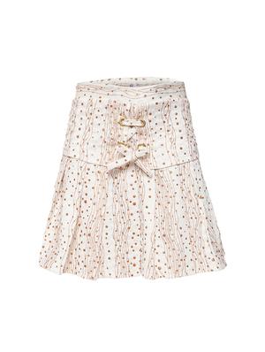 red nylon skirt top set - 16559502 - Standard Image - 3