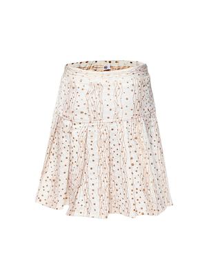 red nylon skirt top set - 16559502 - Standard Image - 4