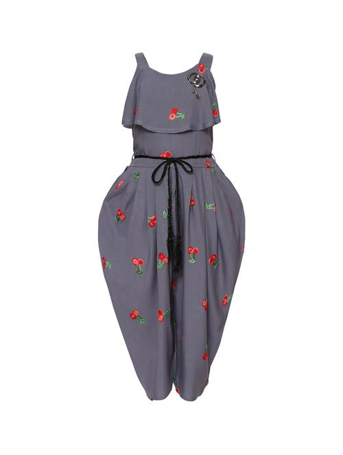 grey cotton jump suit - 16559549 - Standard Image - 1