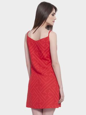 cami neck self design sheath dress - 16560004 - Standard Image - 3