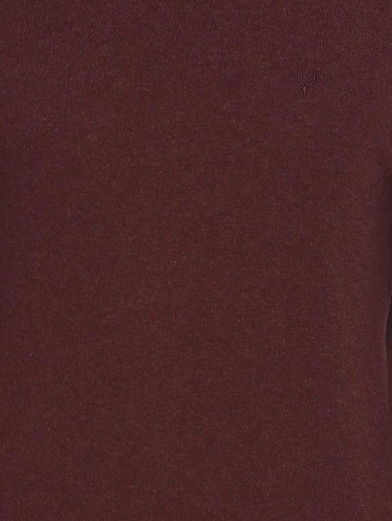 maroon solid pullover - 16560258 - Zoom Image - 4