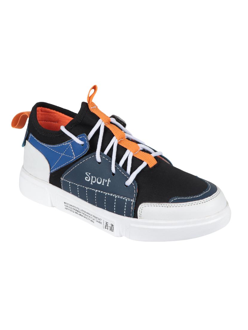 black canvas lace up sneakers - 16560473 - Zoom Image - 1