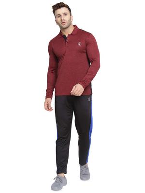 red solid polo t-shirt - 16560817 - Standard Image - 4