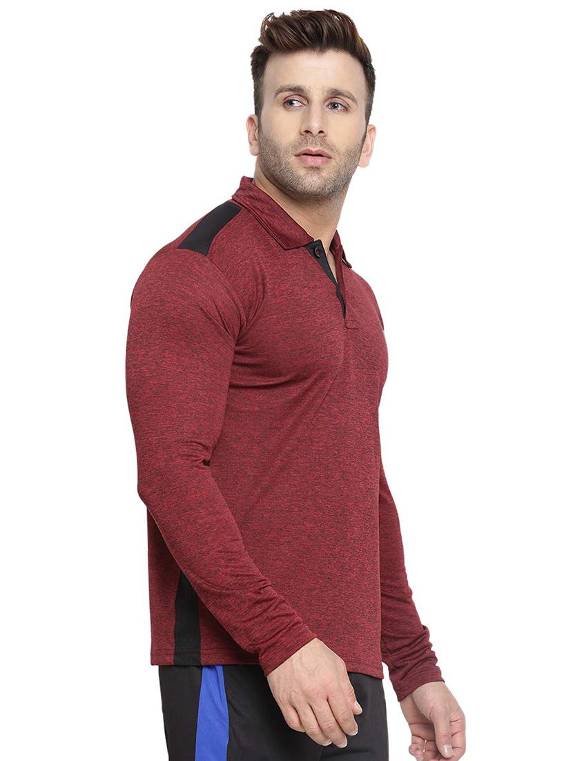 red solid polo t-shirt - 16560817 - Zoom Image - 2