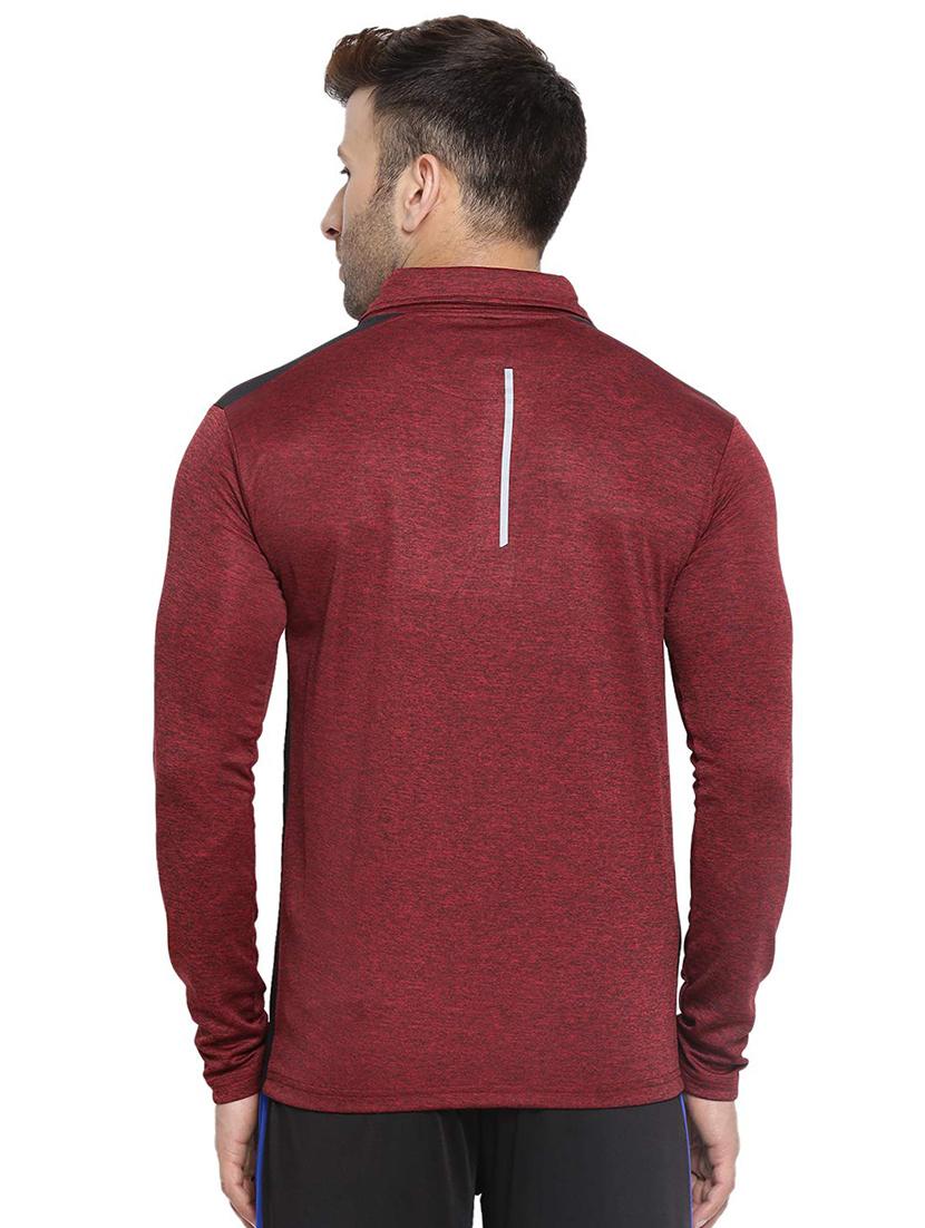 red solid polo t-shirt - 16560817 - Zoom Image - 3