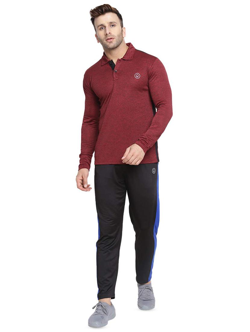 red solid polo t-shirt - 16560817 - Zoom Image - 4