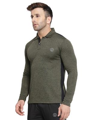 green solid polo t-shirt - 16560818 - Standard Image - 2