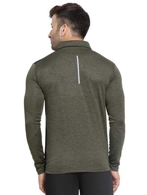 green solid polo t-shirt - 16560818 - Standard Image - 3