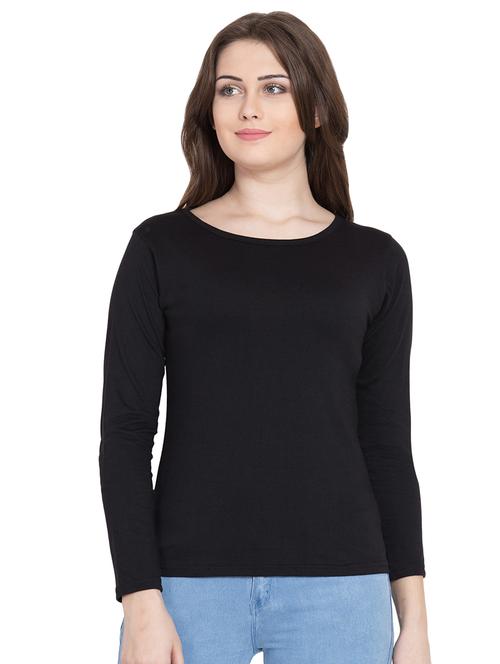 round neck long sleeved tee - 16560837 - Standard Image - 1