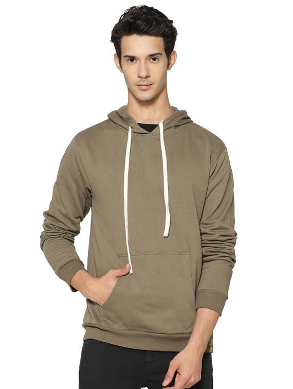 green solid sweatshirt - 16561067 - Zoom Image - 1