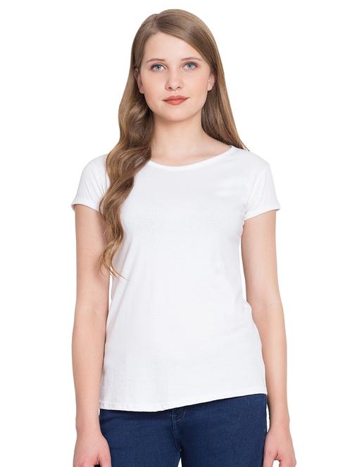 round neck solid tee - 16561079 - Standard Image - 1