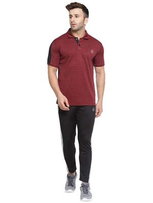 red solid polo t-shirt - 16561155 - Standard Image - 4