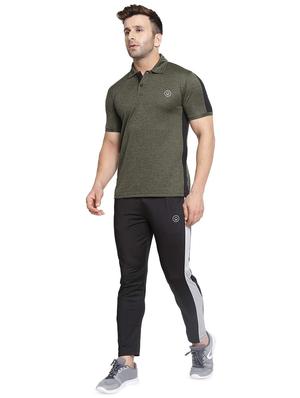green solid polo t-shirt - 16561156 - Standard Image - 4