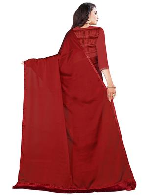 ruffle fusion saree with blouse - 16561207 - Standard Image - 2