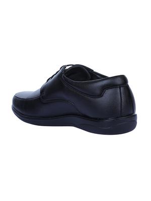 liberty black leather lace-up derbys - 16561808 - Standard Image - 3
