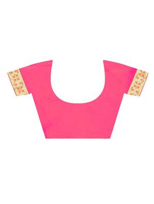 embroidered bordered saree with blouse - 16561911 - Standard Image - 3
