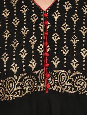 block printed anarkali kurta - 16562477 - Standard Image - 4