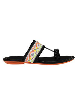do bhai black one toe sandals - 16563252 - Standard Image - 2