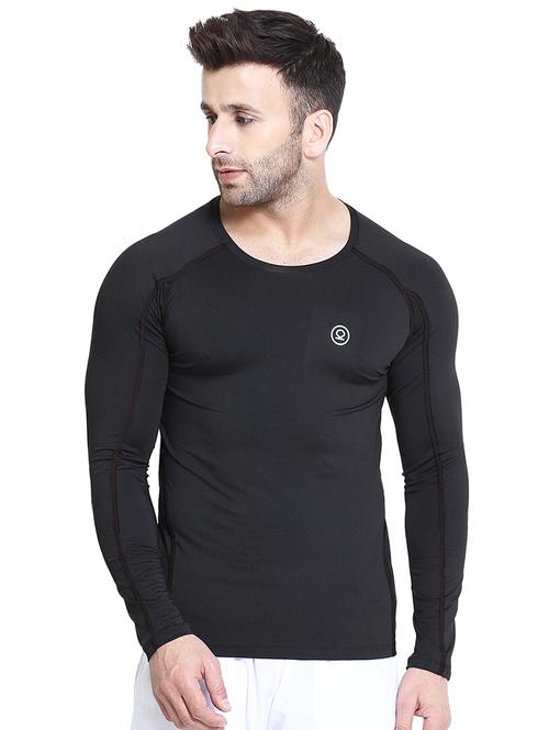 black solid raglan t-shirt - 16563867 - Standard Image - 1