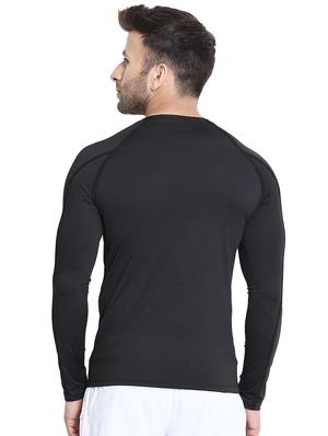black solid raglan t-shirt - 16563867 - Standard Image - 3