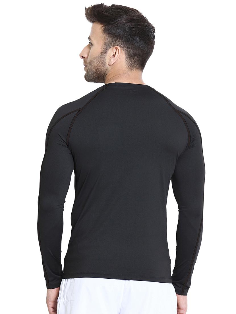 black solid raglan t-shirt - 16563867 - Zoom Image - 3