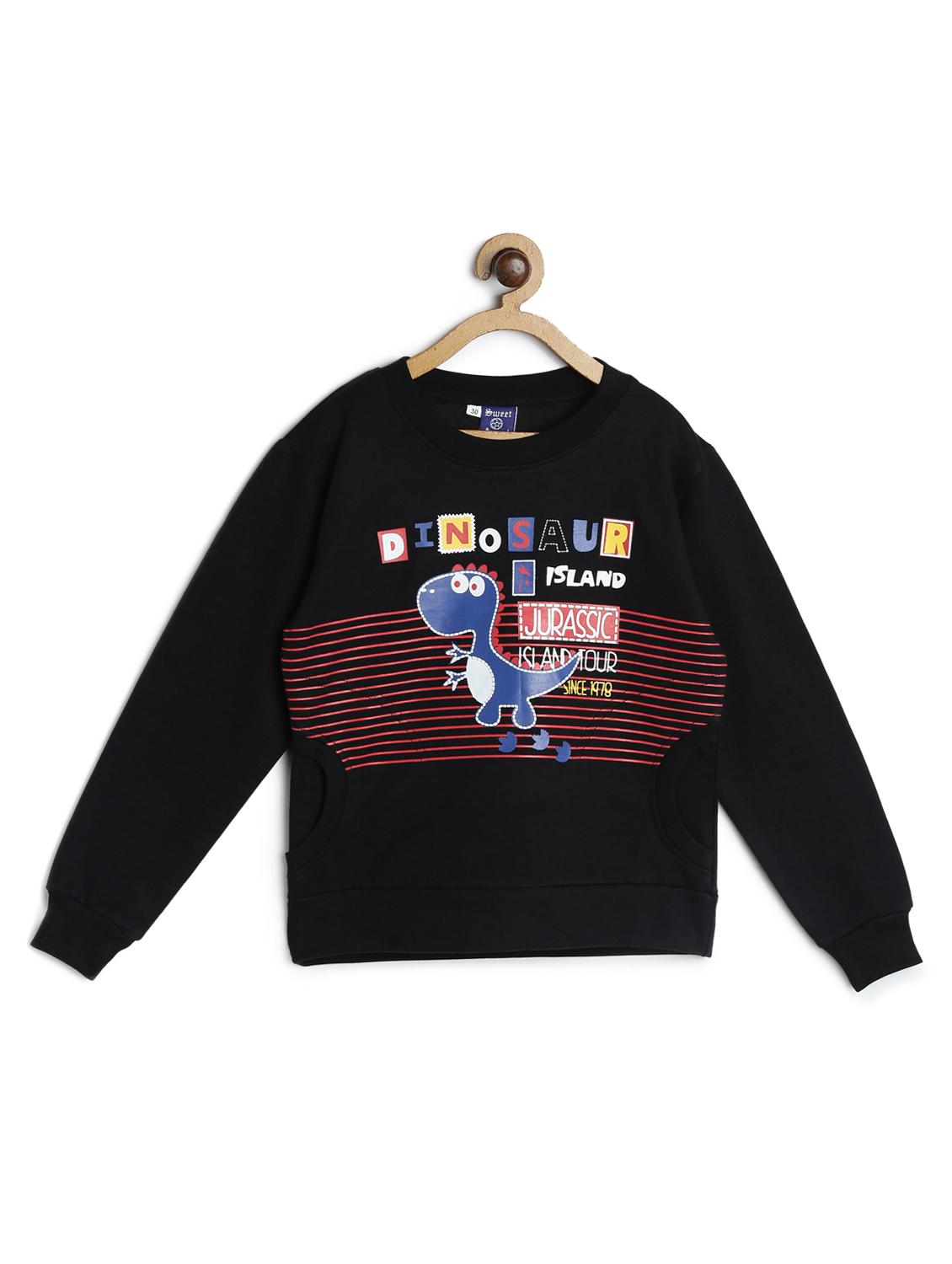 black fleece sweatshirt - 16564158 - Zoom Image - 1