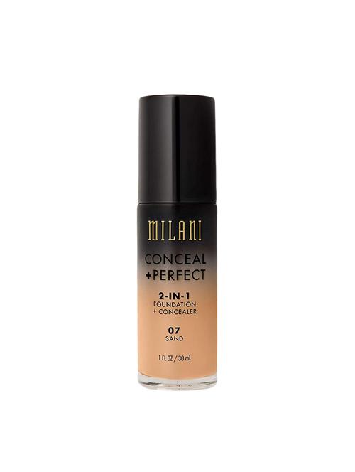 milani conceal and perfect 2 in 1 foundation in sand 07 - 16564450 - Standard Image - 1
